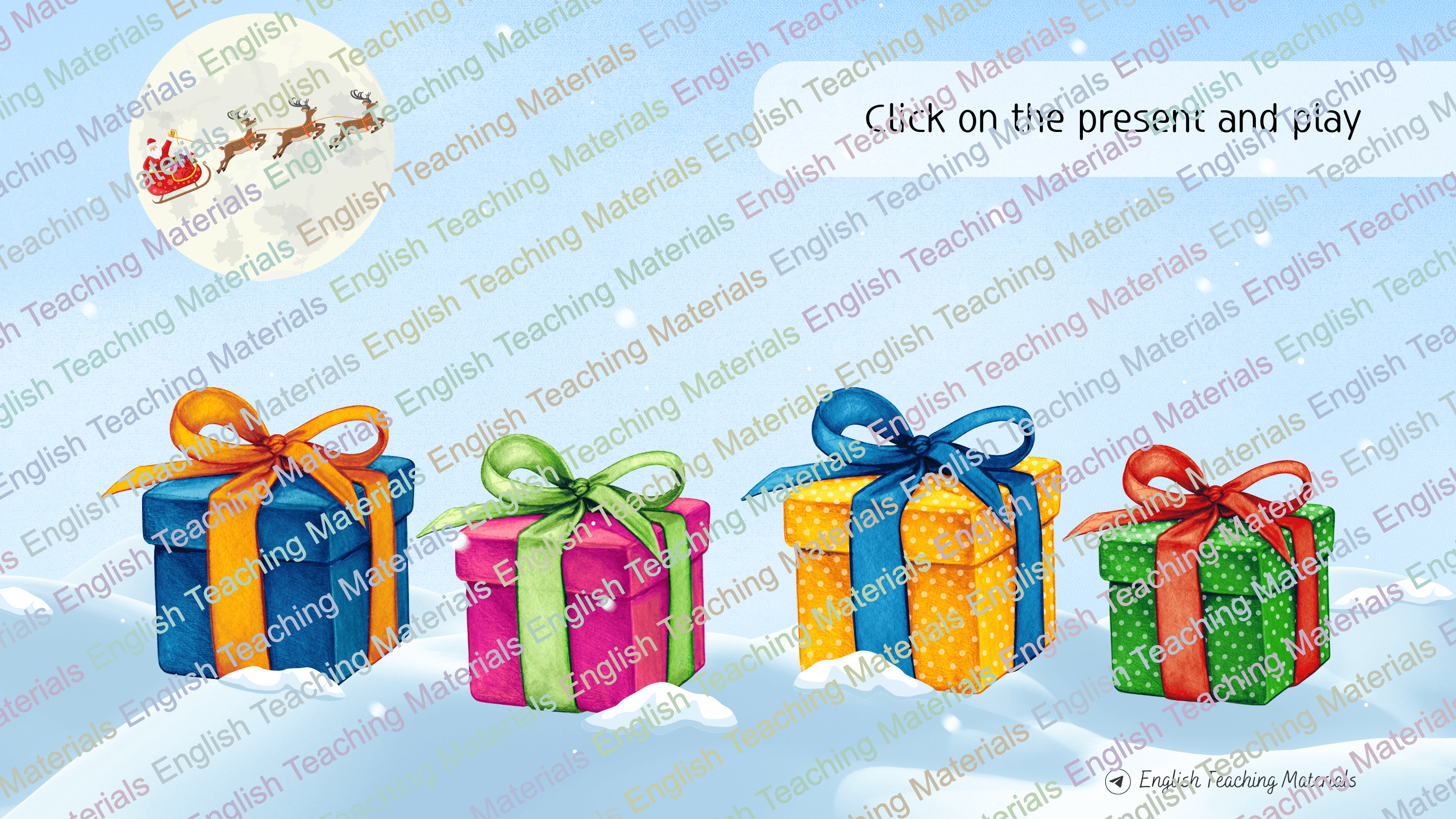 Інтерактивна презентація Winter Sentences  6