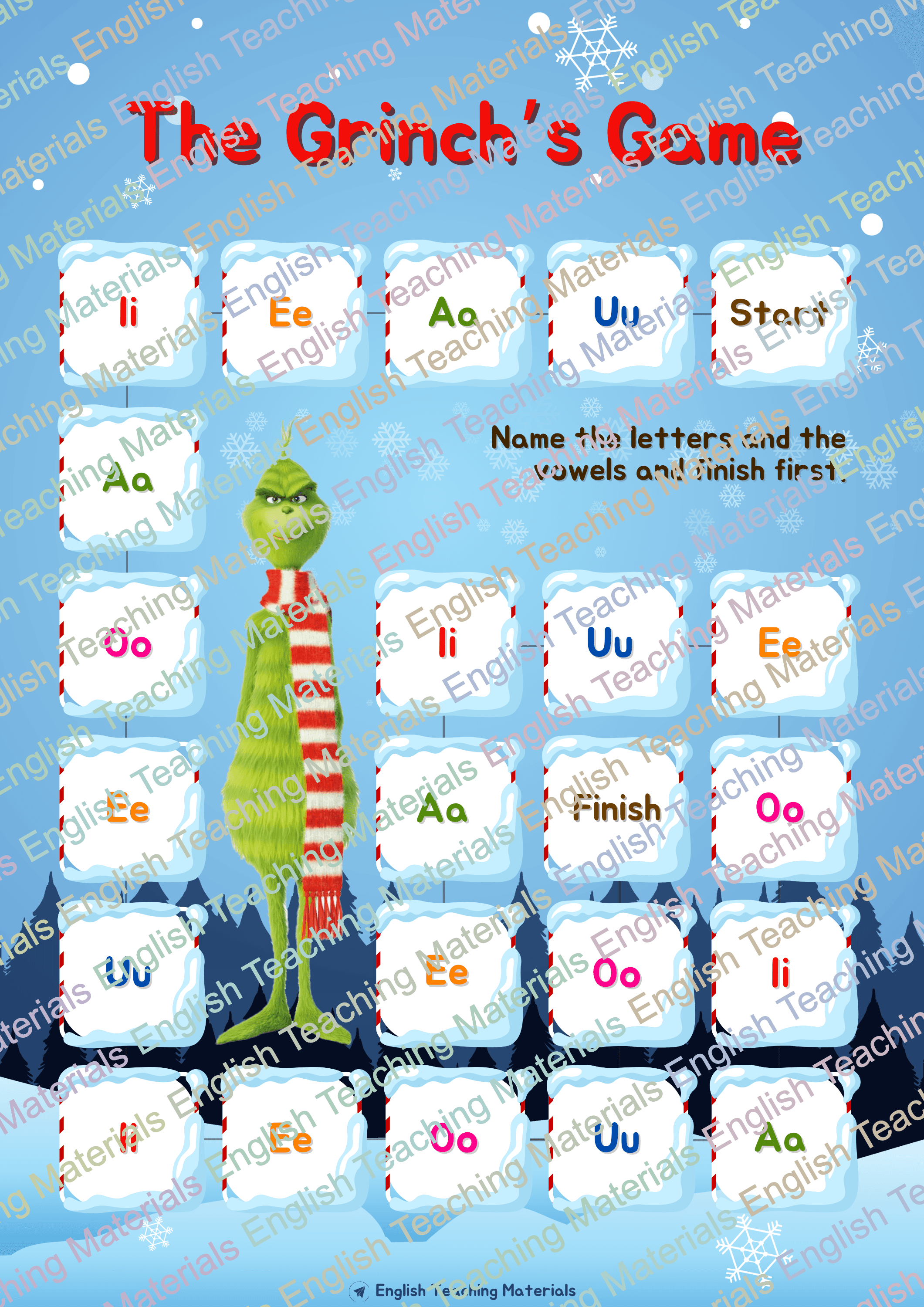 The Grinch Worksheets Pack 4